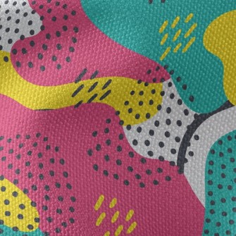 Irregular Dots Abstract Waterproof Canvas