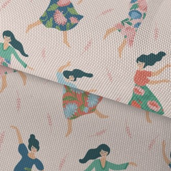 Happy Dancing Women Waterproof Oxford