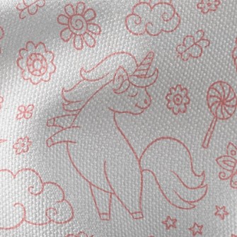 Dessert Garden Unicorn Waterproof Canvas