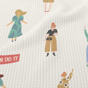 We Are Women And We Can Do It. Birdseye Piqué