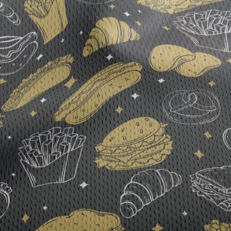 High Calorie Snacks Athletic Mesh Flat Back