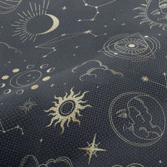 Psychedelic Eyes Sun Moon Performance Linen