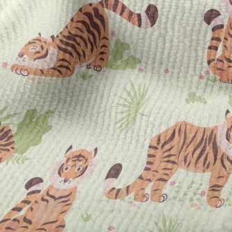 Tiger Playing In The Grassland Terry