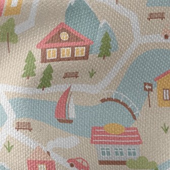European Style Riverside Cabin Waterproof Canvas