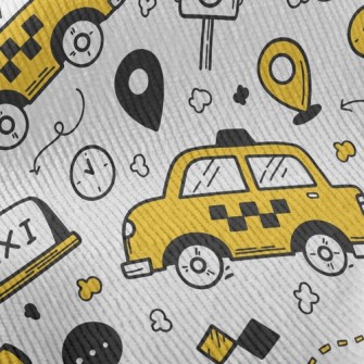 Taxi That Takes People Everywh Standard Corduroy