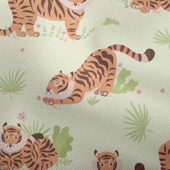 Tiger Playing In The Grassland Dobby