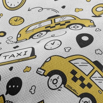 Taxi That Takes People Everywh Performance Linen