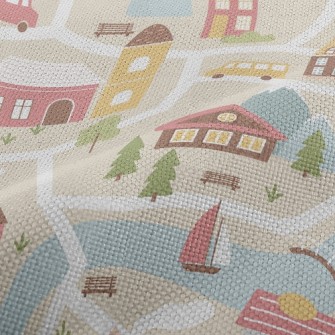 European Style Riverside Cabin Performance Linen