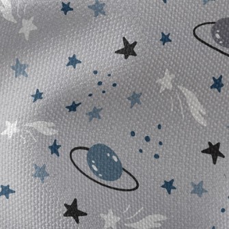 Cartoon Stars Planet Waterproof Canvas