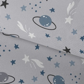 Cartoon Stars Planet Waterproof Oxford