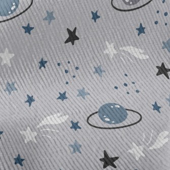Cartoon Stars Planet Standard Corduroy