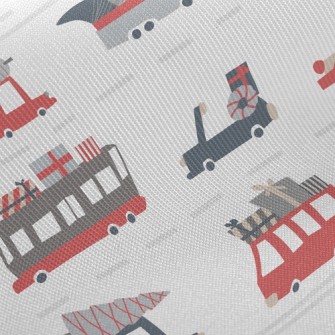 Large Truck Transporting Cargo Twill