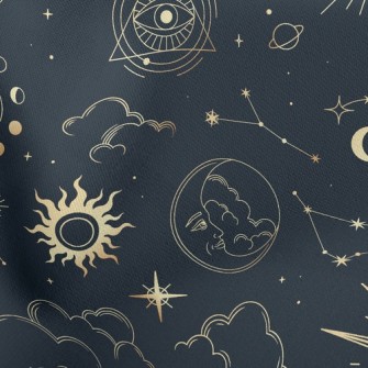 Psychedelic Eyes Sun Moon Stretch Ponte