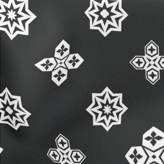 Polygonal Flower Shape Stretch Ponte