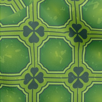 Clover Leaf Tiles Micro Fleece