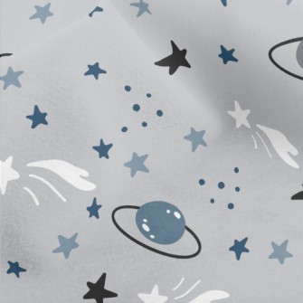 Cartoon Stars Planet Micro Fleece