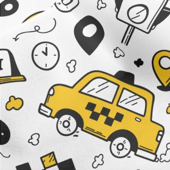 Taxi That Takes People Everywh Micro Fleece