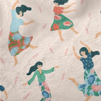 Happy Dancing Women Minky