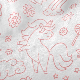 Dessert Garden Unicorn Minky