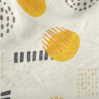 Art Circle Lines Minky
