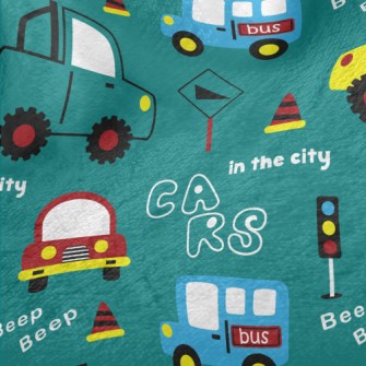 Car On Road Minky