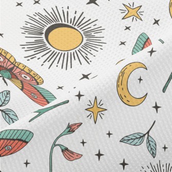 Mysterious Pattern Moth Piqué