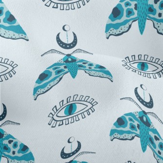 Mysterious Eyes And Rare Moths Lightweight Performance Linen