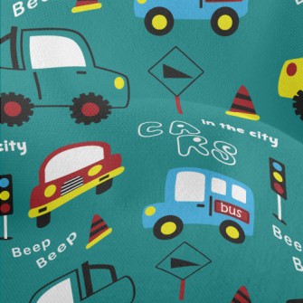 Car On Road Lightweight Performance Linen