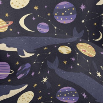 Big Whale And Planet Lightweight Performance Linen