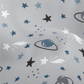 Cartoon Stars Planet Lightweight Performance Linen