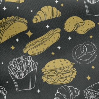 High Calorie Snacks Jersey Backed Fleece