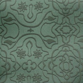 Transparent Glass Damask Jersey Backed Fleece