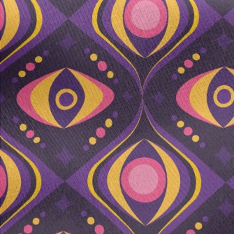 Mysterious Eye Oval Jersey Backed Fleece