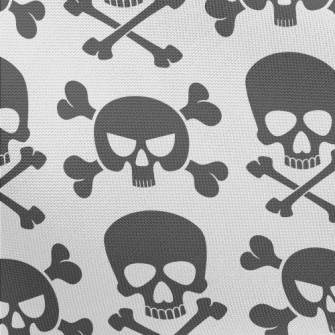 Skull Jumping Up And Down Pongee