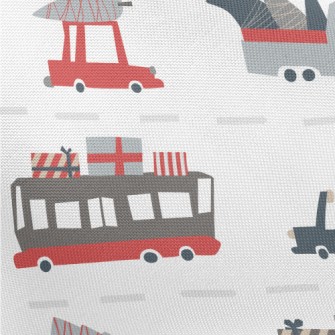 Large Truck Transporting Cargo Pongee