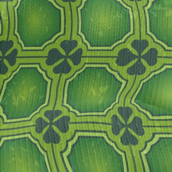 Clover Leaf Tiles Stretch Jersey