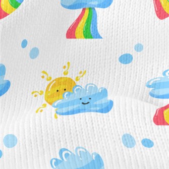 Sun Clouds Rainbow Stretch Jersey