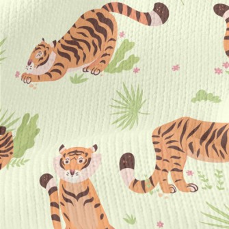 Tiger Playing In The Grassland Stretch Jersey