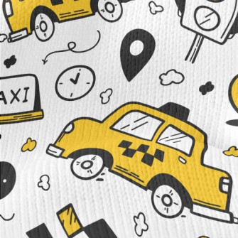 Taxi That Takes People Everywh Stretch Jersey