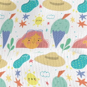 Enjoy The Big Face Of The Girl Stretch Jersey