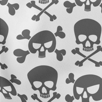 Skull Jumping Up And Down Lightweight Cotton Poplin