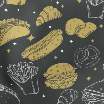 High Calorie Snacks Lightweight Cotton Poplin