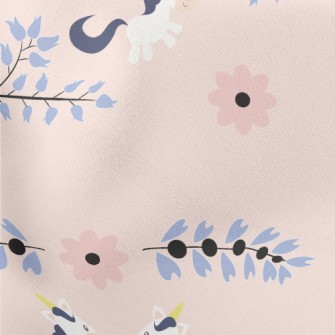 Love Each Other Unicorns Lightweight Cotton Poplin