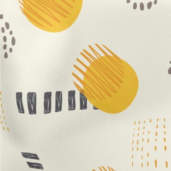 Art Circle Lines Lightweight Cotton Poplin