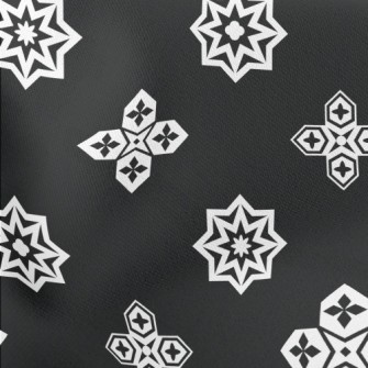 Polygonal Flower Shape Lightweight Cotton Poplin