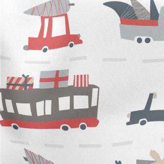 Large Truck Transporting Cargo Lightweight Cotton Poplin