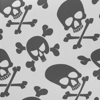 Skull Jumping Up And Down Midweight Cotton Poplin
