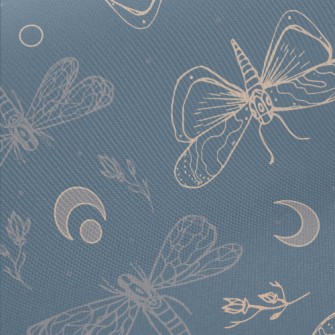 Moths And Dragonflies Midweight Cotton Poplin