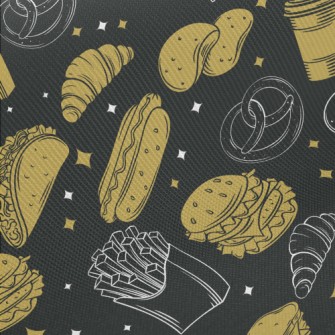 High Calorie Snacks Midweight Cotton Poplin