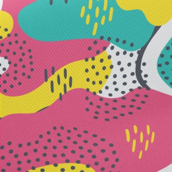 Irregular Dots Abstract Midweight Cotton Poplin